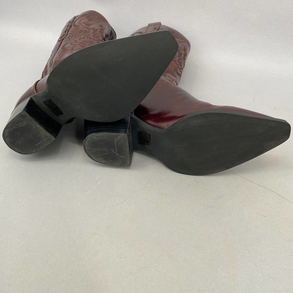 Jeffrey Campbell Dagget Western Boots Brown Size 6 Cowboy Inspired - Picture 10 of 13